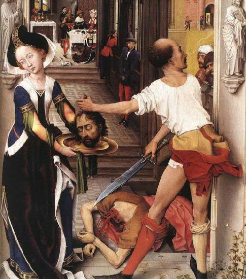 WEYDEN, Rogier van der St John Altarpiece Germany oil painting art